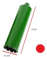 Broca Testiguera Diamantada Para Concreto 152mm X 470mm 12t - Imagen 2