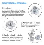 Tuerca Araña/anclaje M10 Inserto Patín Para Muebles 100u - Imagen 5