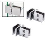 2u Bisagra 90° Para Puerta De Vidrio 5-8mm, Gabinete Esquina