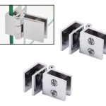 Bisagra 90° Para Puerta De Vidrio 5-8mm, Gabinete esquina 2u