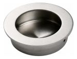 Tirador Asa Redondo Embutido Plana Acero Inox 41mm 2un - Imagen 4