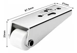 50u Rueda Guia Para Riel Vertical Polin Puerta Silenciosa - Imagen 3