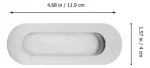 12unidades Tirador Asa Ovalada Para Muebles 120mm - Imagen 4