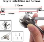 Pack 10 Unid Piston Neumatico Brazo Bombin Para Puerta 120 N - Imagen 4