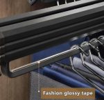 Colgador Organizador Ropa Extraíble Cierre Suave 45cm Closet - Imagen 3