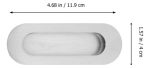 Asa Tirador Ovalada Para Muebles 120mm X 6unidades - Imagen 2