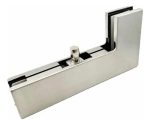 Kit 5pcs Cerradura Bisagra Para Puerta Vidrio Inox Bruñido - Imagen 6
