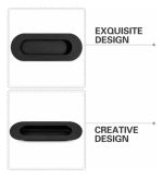 Set 2unidades Tirador Asa Ovalado Negro Para Muebles 120mm - Imagen 2