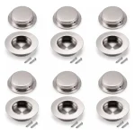 Pack 12 Tirador Embutido Redondo Manill Asa Ac Inox 304 60mm