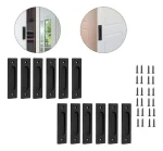 12u Asa Rectangular Embutida Puerta Corredera 12cmx4cm