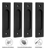 12u Asa Rectangular Embutida Puerta Corredera 12cmx4cm - Imagen 5