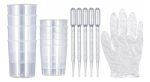 Kit Vasos Mezcladores Silicona Accesorios 24pcs Para Resina - Imagen 4