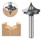 Fresa Madera Doble Perfilado Curvo Vástago 1/4 X 7/8 1pcs