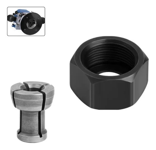 D_689280-MLC117093961097_092026-O.jpg Tuerca M17 Repuesto Fresadora Router 1/4 +collerin Dif.mod. - Imagen 1