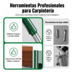 Fresa Recta Madera Plástico Cnc 3 Filos 1/2x30 Toma 1/4 - Imagen 6