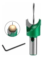 Kit Fresas Para Cuentas Bolas Esferas Vástago 10mm: Fresa 6mm + 10mm + 14mm + 20mm - Imagen 3