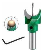 Kit Fresas Para Cuentas Bolas Esferas Vástago 10mm: Fresa 6mm + 10mm + 14mm + 20mm - Imagen 4