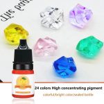 Pigmento Para Resina Uv Traslucido Epóxica 24 Colores Concen - Imagen 2