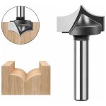 Fresa Madera Doble Perfilado Curvo Vástago 1/4 X 3/4 1pcs