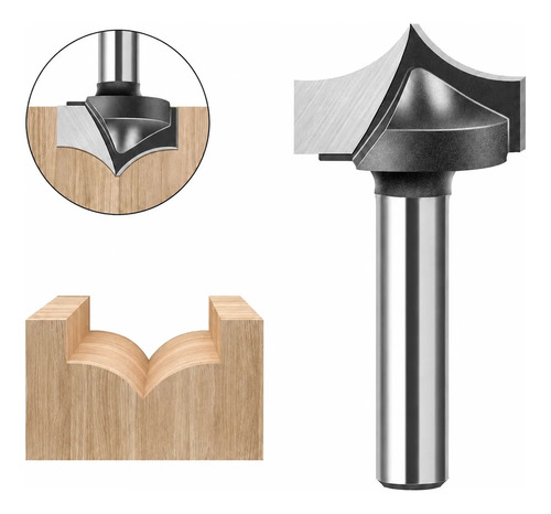 D_915684-MLC115699831574_092026-O.jpg Fresa Madera Doble Perfilado Curvo Vástago 1/4 X 3/4 1pcs - Imagen 1