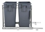 Basurero Doble Extraible 18litros Gris Tfx Doble 18lt - Imagen 2