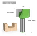 Fresas Madera Rectificadora Vástago 1/2 Pack 5u Dif Medidas - Imagen 5