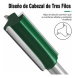 Fresa Recta Profesional 3 Filos 1/4x30 Madera Toma 1/4 - Imagen 3