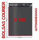 Bolsas Courier Negras 34x46cm De 100 Unidades Autoadhesivas - Imagen 8